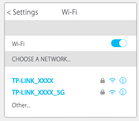 Configureren via webbrowser (draadloos), stap 3