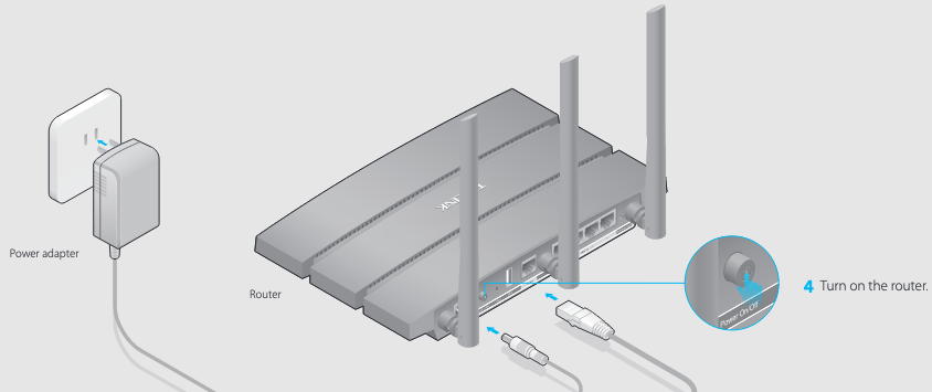 Sluit de hardware aan, stap 2