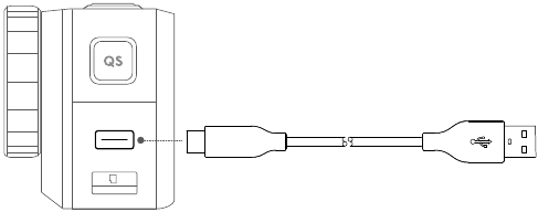 Osmo Action opladen stap 2