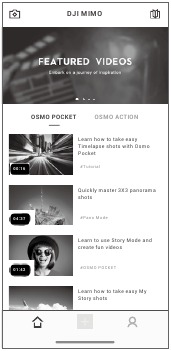 DJI Mimo-app