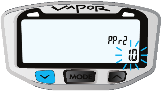 Pulsen per omwenteling (PPR) stap 3 programmeren