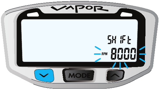 RPM Shift Indicator (toerental schakelindicator) programmeren