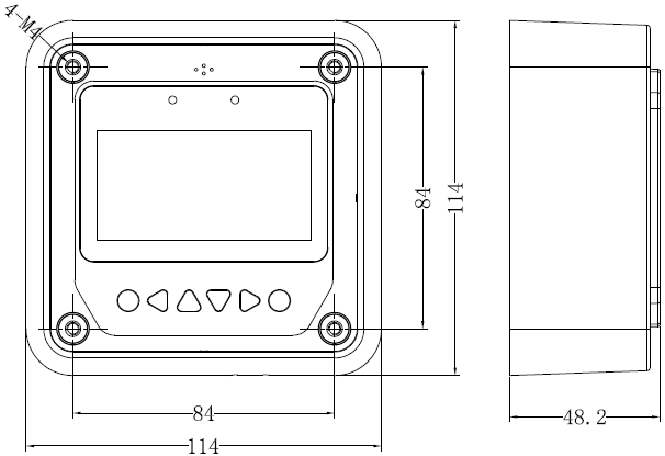Afmetingen framebevestiging (mm)