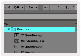 Live&rsquo;s Global Quantization chooser