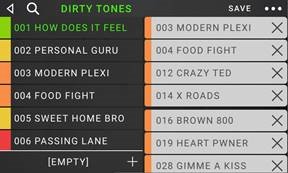 Om een setlist te maken
