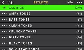 Om een setlist te laden