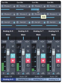 Cue Mix Functies Stap 2