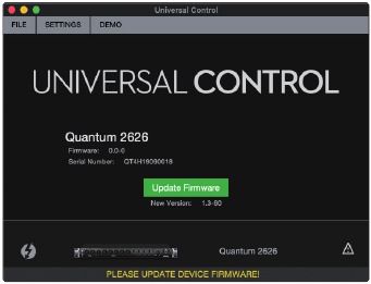 UC Surface Control Software Stap 1