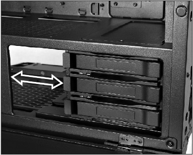 2,5"SSD / 3,5"HDD installatie Stap 6