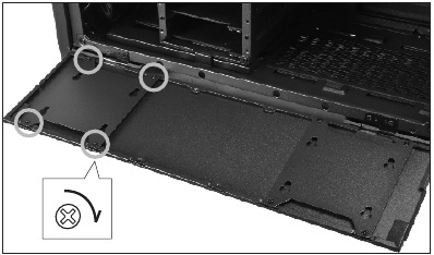 2,5"SSD installatie Stap 2