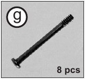 Schroeven voor 120 mm ventilator
