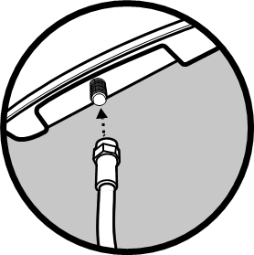 Binnenantenne monteren stap 3