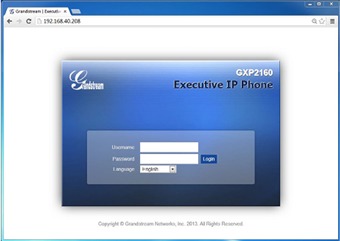 De GXP2160 configureren met behulp van een webbrowser