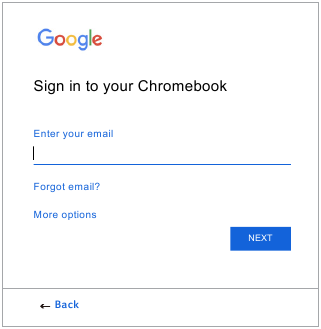 Aanmelden bij uw Google-account