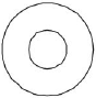 Platte ring (6 stuks)