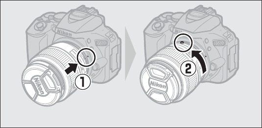 Een lens bevestigen stap 2