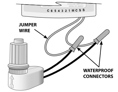 Optionele regensensor achterkant controller