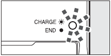 Batterij wordt opgeladen