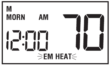Adaptieve herstelmodus (ARM&trade;) - Statusindicatoren - EM HEAT