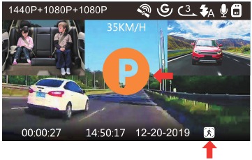 Collision Detection + Motion Detection (Botsingsdetectie + bewegingsdetectie) geactiveerd stap 2