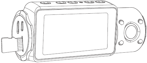 Een geheugenkaart installeren (VANTRUE microSD-kaart aanbevolen)