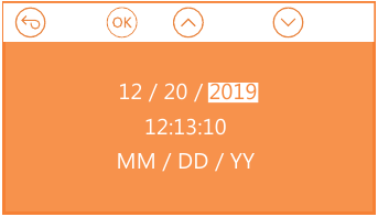 Datum/tijd instellen