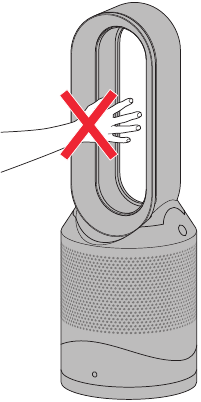 Let op: heet tijdens gebruik