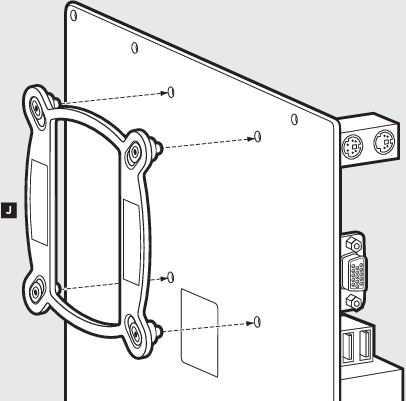 De Intel-backplate installeren Afbeelding 2