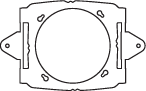 x1 AMD-MONTAGEBEUGEL
