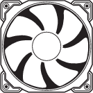 x3 ML120 PWM-VENTILATOREN