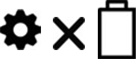 Instelling X Batterij XX%