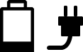 Batterij bijna leeg, sluit stekker aan