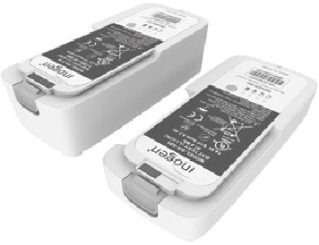 Enkele batterij (BA-500) en dubbele batterij (BA-516)