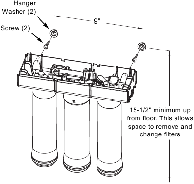 INSTALLEER DE REVERSE OSMOSIS FILTEREENHEID