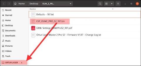 Linux Firmwaremodus inschakelen op uw Ortur stap 3