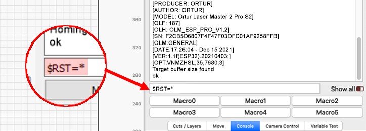 MacOs LightBurn Stap 2