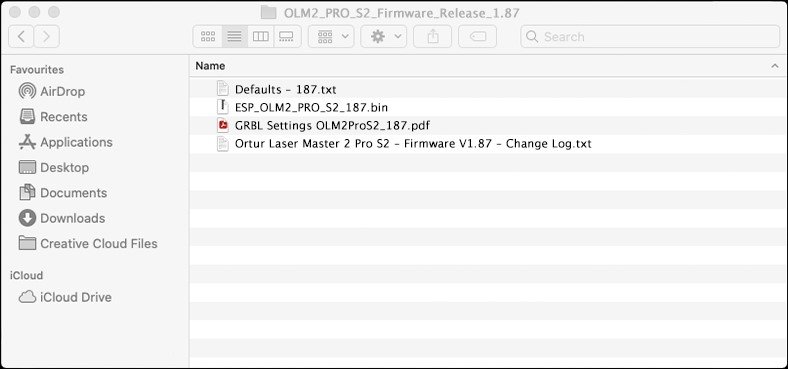 MacOs Firmwarebestanden ophalen Stap 2