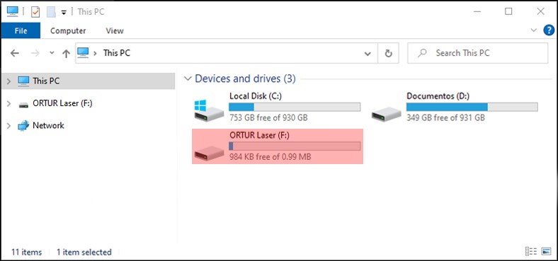 Windows Firmwaremodus inschakelen op uw Ortur Stap 2