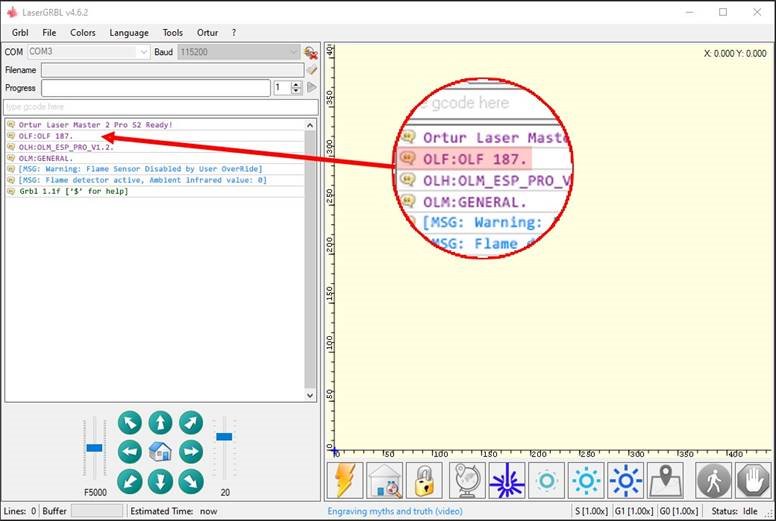 Windows LaserGRBL Stap 1
