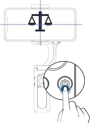 Hoe monteer en balanceer ik een mobiele telefoon op de gimbal? Stap 5