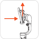 Hoe monteer en balanceer ik een mobiele telefoon op de gimbal? Stap 4