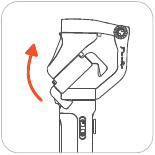 Hoe monteer en balanceer ik een mobiele telefoon op de gimbal? Stap 1