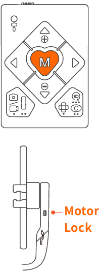 M-knop: Schakel Werkmodus
