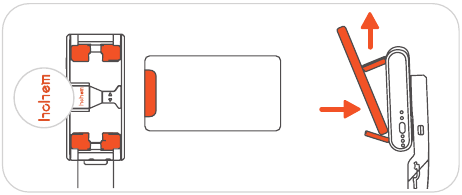 Telefoonbevestiging Stap 2