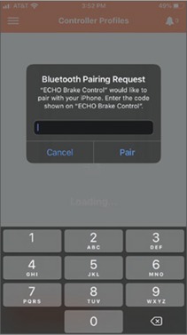 INITI&Euml;LE INSTALLATIE VOOR BLUETOOTH-VERBINDING Voer 6-cijferige pincode in