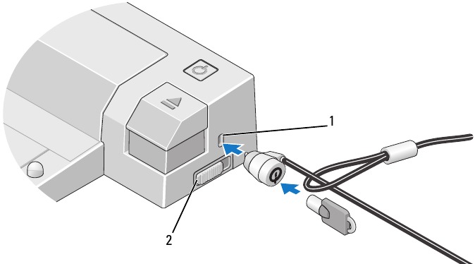 De Dell E-Port Plus beveiligen