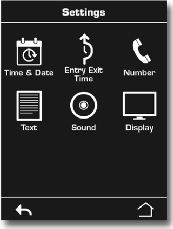 Menu Instellingen Stap 2