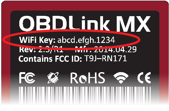Noteer de 14-cijferige Wi-Fi-sleutel