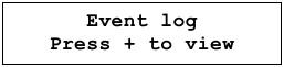 Event log