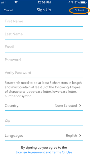 Uw MyQ-account aanmaken en registreren